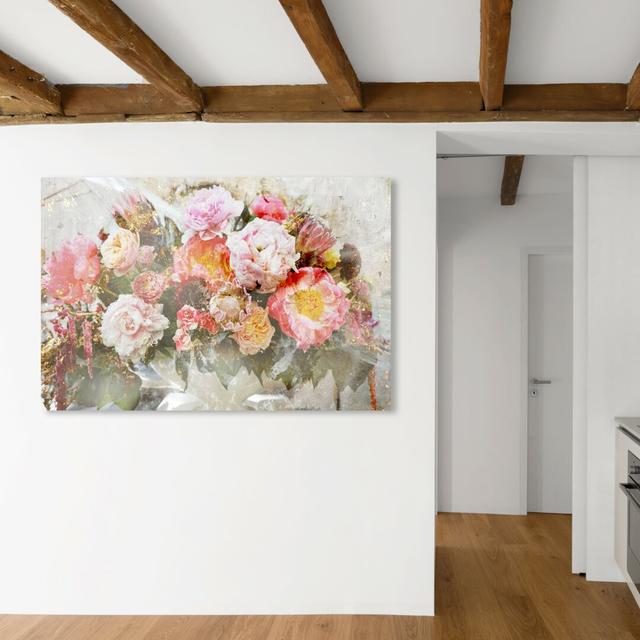 Serving Roses Spring - No Frame Print on Canvas East Urban Home Size: 76 cm H x 114 cm W on Productcaster.