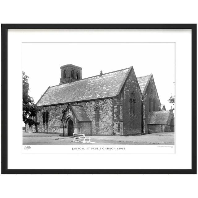 'Jarrow, St Paul's Church C1965' by Francis Frith - Picture Frame Photograph Print on Paper The Francis Frith Collection Size: 60cm H x 80cm W x 2.3cm on Productcaster.