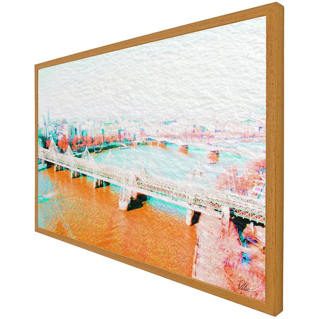 Single Picture Frame Print Borough Wharf Size: 51cm H x 76cm W, Frame Option: Oak on Productcaster.