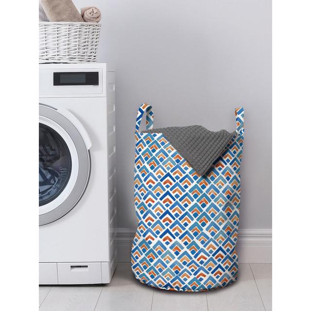 Wäschesack Geometric Chevron in Abstract Art East Urban Home on Productcaster.