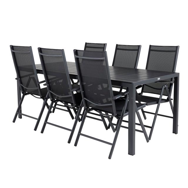 Hiran 6 Seater Dining Set Dakota Fields on Productcaster.