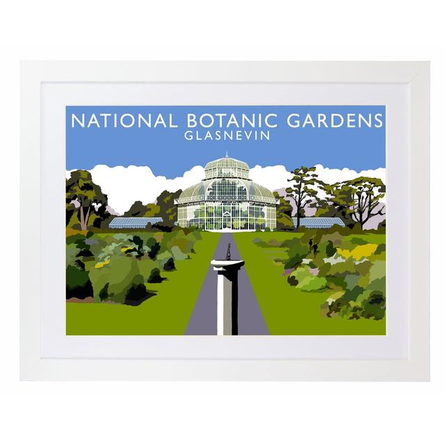 National Botanic Gardens Glas Nevin by Richard O'Neil - Graphic Art Print on Paper East Urban Home Format: White Wood Frame, Size: 33.5 cm H x 43.5 cm on Productcaster.