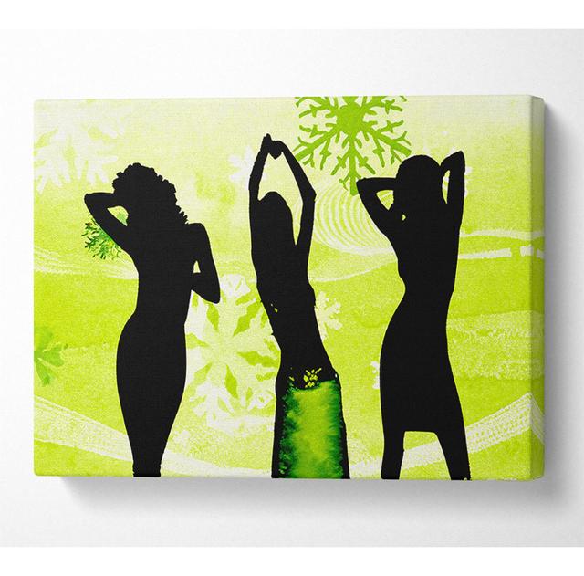 Womanly Shape Lime - Wrapped Canvas Art Prints ClassicLiving Size: 81cm H x 121.9cm W on Productcaster.