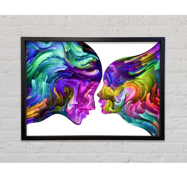 Soul Connection Of Colour And Vibrance Framed Print Bright Star Size: 59.7cm H x 84.1cm W on Productcaster.