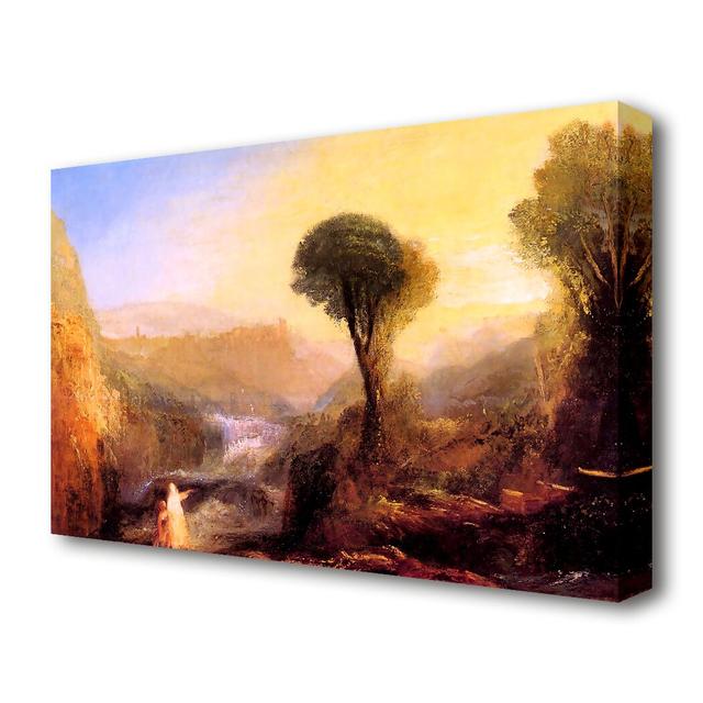 'Tivoli Tobias and the Engel' by J.M.W. Turner Painting Print on Wrapped Canvas East Urban Home Size: 66 cm H x 101.6 cm W on Productcaster.