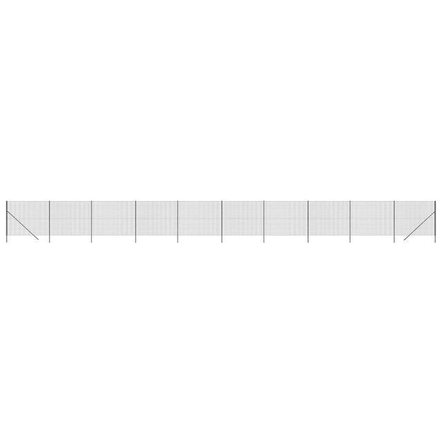 Vidaxl Wire Mesh Fence Anthracite 1.4X25 M Galvanised Steel ClearAmbient Größe: 2500 cm B on Productcaster.