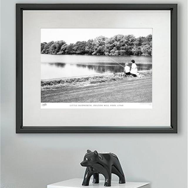 'Little Budworth, Oulton Mill Pool C1960' - Picture Frame Photograph Print on Paper The Francis Frith Collection Size: 45cm H x 60cm W x 2.3cm D on Productcaster.