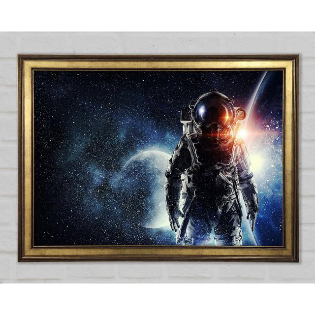 Stunning Astronaut Amongst The Stars - Print Brayden Studio Size: 59.1cm H x 84.1cm W x 1.5cm D on Productcaster.