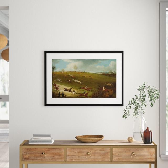 'The St Albans Grand Steeplechase of March 8, 1832' Painting East Urban Home Size: 70 cm H x 100 cm W x 2.3 cm D, Format: Framed Paper on Productcaster.