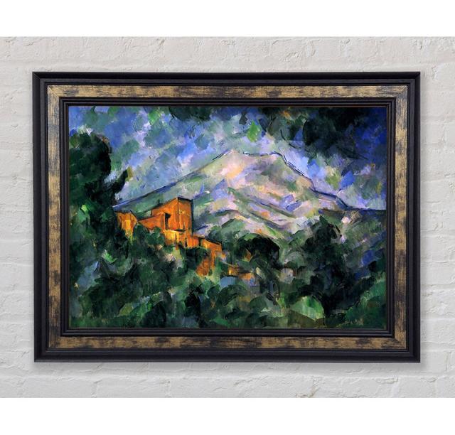 St Victoire And Chateau Noir by Paul Cezanne - Single Picture Frame Art Prints on Canvas Union Rustic Format: White Framed Paper, Size: 21cm H x 29.7c on Productcaster.