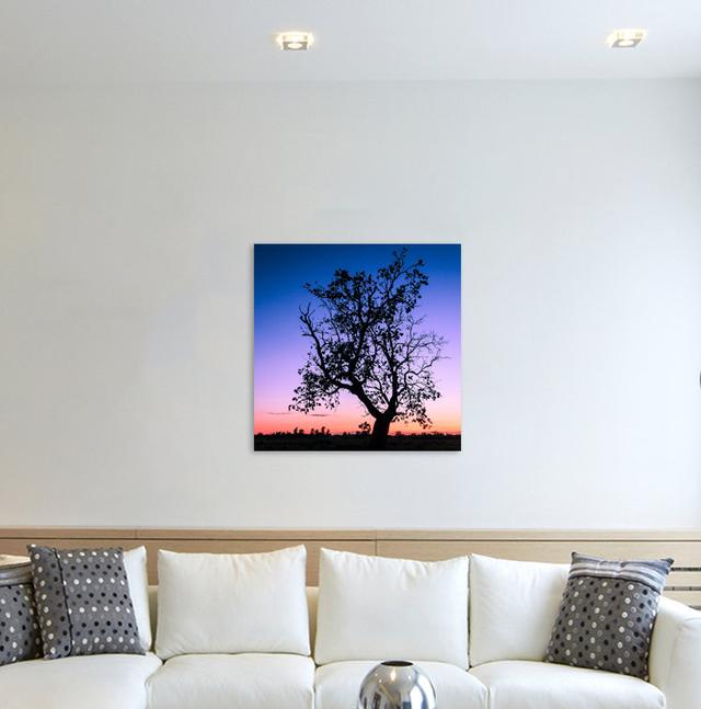 Gerahmtes Leinwandbild Baum vor Abendhimmel, Thailand East Urban Home on Productcaster.