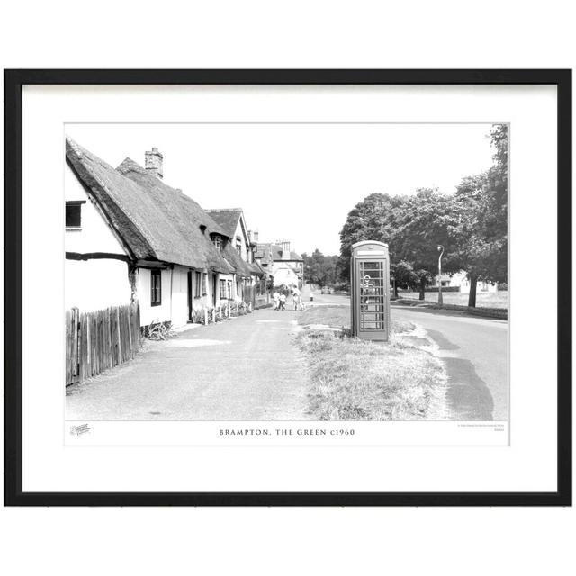 'Brampton, the Green C1960' by Francis Frith - Picture Frame Photograph Print on Paper The Francis Frith Collection Size: 40cm H x 50cm W x 2.3cm D on Productcaster.