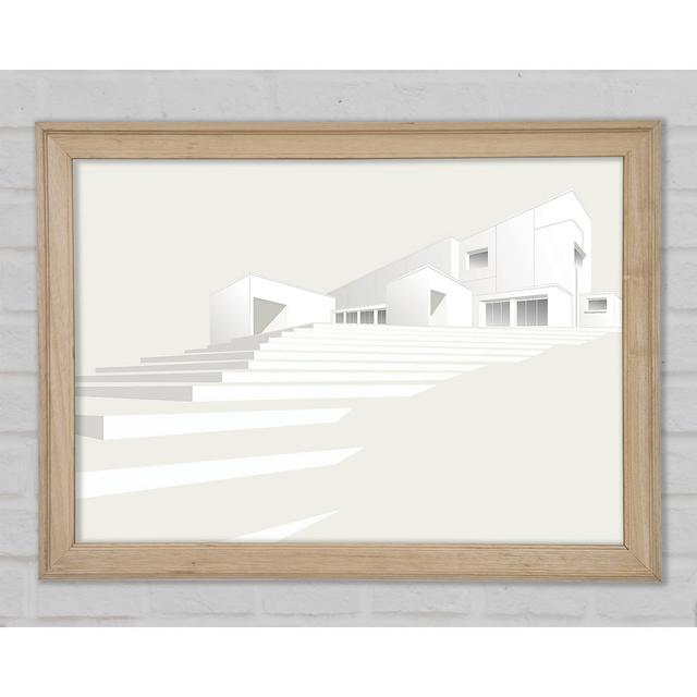 House Concept - Print Ebern Designs Size: 21cm H x 29.7cm W x 1.5cm D on Productcaster.