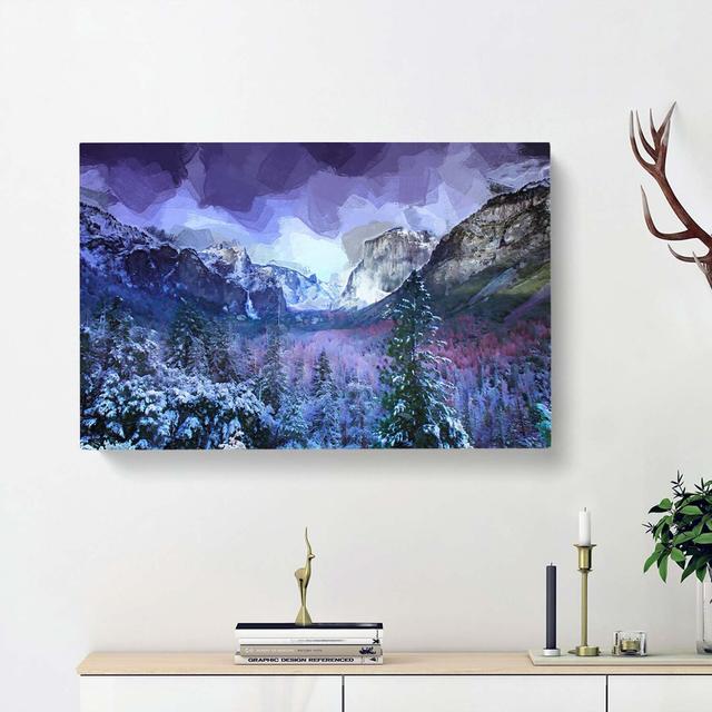 Yosemite National Park Tunnel in Abstract - Wrapped Canvas Graphic Art Print East Urban Home Size: 40cm H x 60cm W x 3cm D on Productcaster.