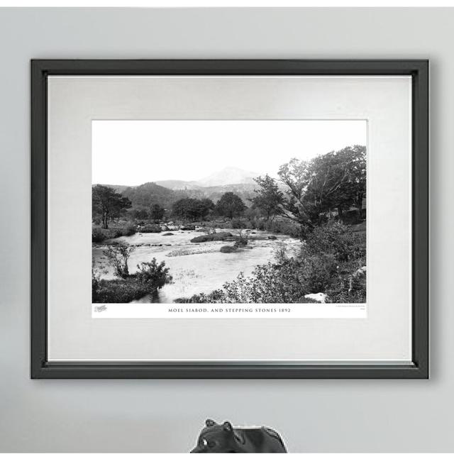 Moel Siabod, And Stepping Stones 1892 by Francis Frith - Single Picture Frame Print The Francis Frith Collection Size: 28cm H x 36cm W x 2.3cm D on Productcaster.