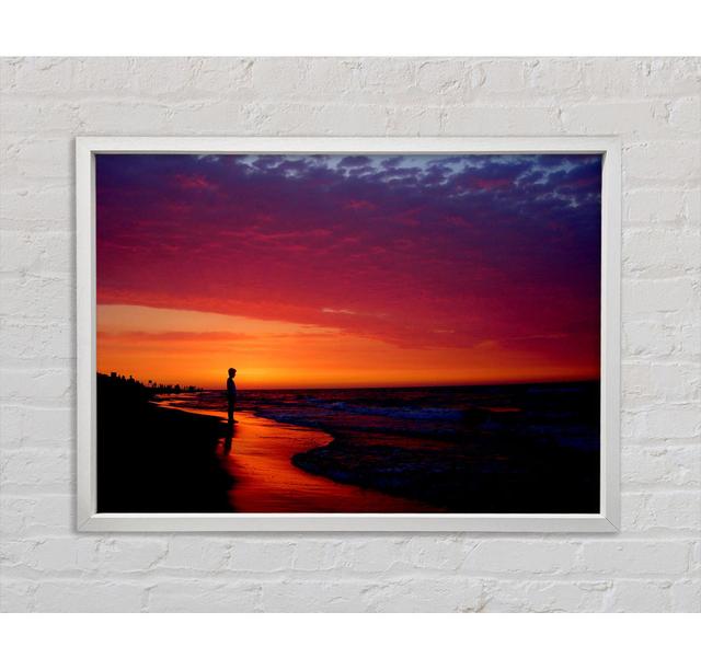 Red River Flows - Single Picture Frame Art Prints on Canvas Bright Star Size: 100cm H x 141.4cm W x 3.3cm D on Productcaster.