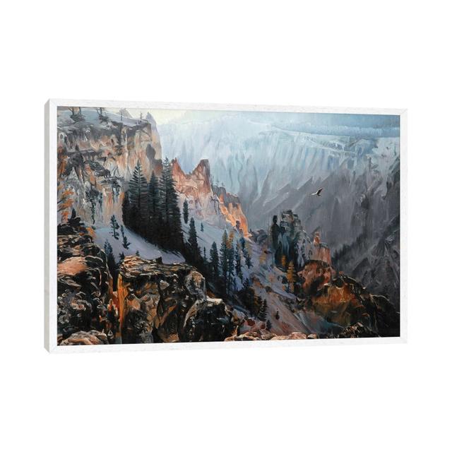 Grand Canyon Of Yellowstone At Sunrise I by Nick Savides - Gallery-Wrapped Canvas Giclée on Canvas Alpen Home Format: White Framed, Size: 45.72cm H x on Productcaster.