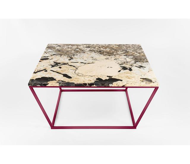 Addallee Frame Coffee Table Canora Grey Table Base Colour: Red on Productcaster.