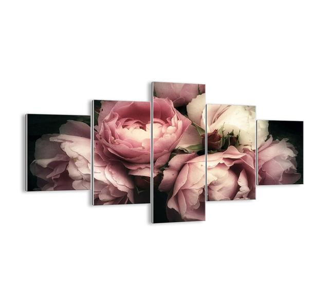 'Belle Epoque Charm' - 5 Piece Unframed Photograph Print Set on Glass Ebern Designs Size: 70cm H x 125cm W x 1.8cm D on Productcaster.