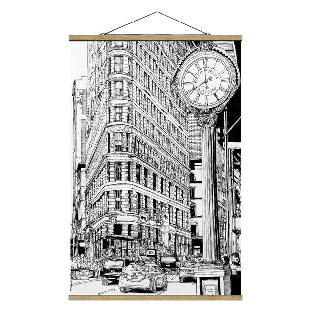 Flatiron Buidling - Art Print Rosalind Wheeler Size: 120cm H x 80cm W x 0.3cm D on Productcaster.