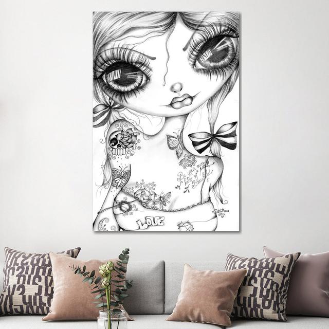 Be Your Own Kind Of Beautiful by Dottie Gleason - Wrapped Canvas Gallery-Wrapped Canvas Giclée ClassicLiving Size: 152.4cm H x 101.6cm W x 3.81cm D on Productcaster.