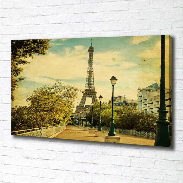 Eiffel Tower Paris - Wrapped Canvas Art Prints Ophelia & Co. on Productcaster.