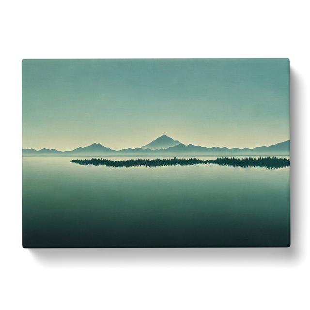 View Of Mountain Lake Vol.1 House of Hampton Size: 40cm H x 60cm W x 3cm D on Productcaster.