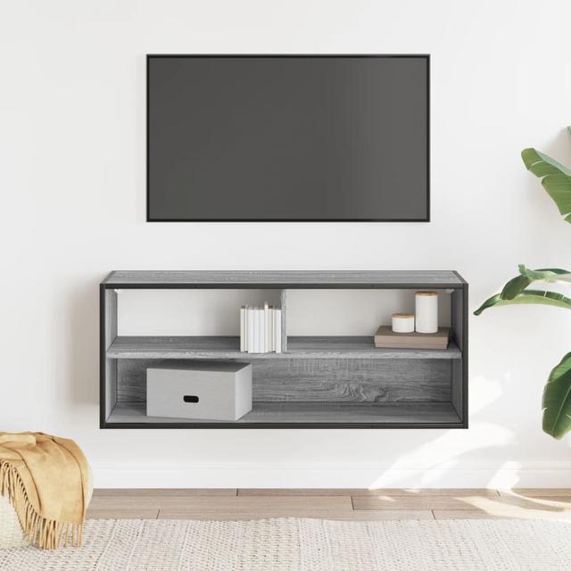 TV-Ständer Aahana für TVs bis zu 24" Alpen Home Farbe: Grau/Sonoma on Productcaster.