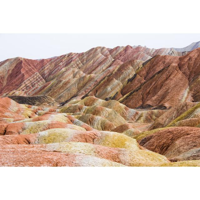 Branchdale Rainbow Mountains by Kattiyaearn - Wrapped Canvas Photograph Alpen Home Size: 61cm H x 91cm W x 3.8cm D on Productcaster.