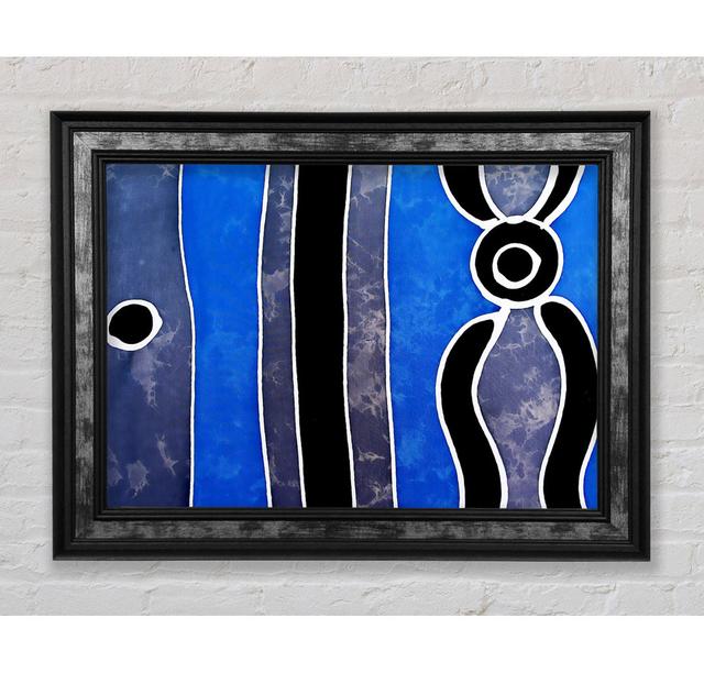 Tribal Greys - Single Picture Frame Art Prints Bright Star Size: 21cm H x 42cm W x 8cm D on Productcaster.