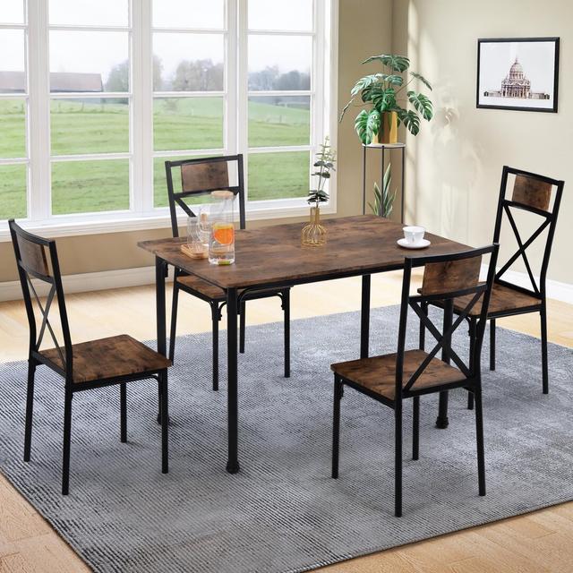 Heady 4 - Person Dining Set Borough Wharf on Productcaster.