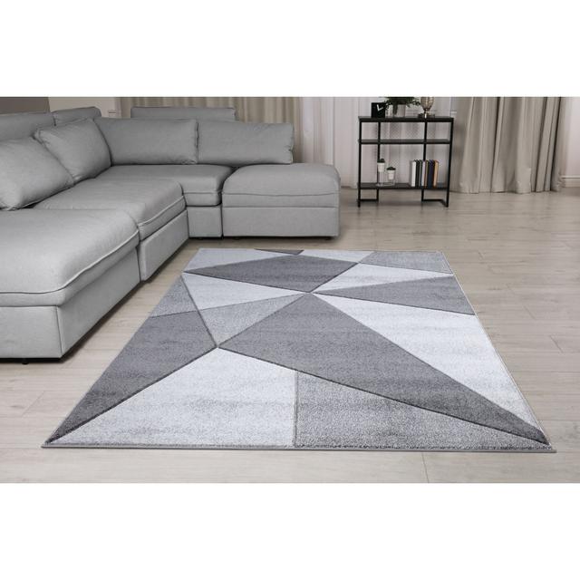 Geise Geometric Machine Woven Area Rug George Oliver Rug Size: Rectangle 80 x 150cm on Productcaster.