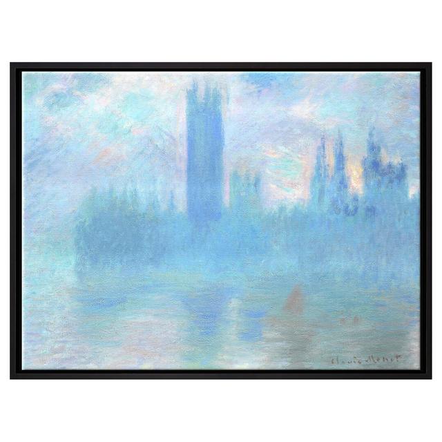 Gerahmter Kunstdruck Leinwandbild Das Parlament von London von Claude Monet Rosalind Wheeler Maße: 65 cm H x 85 cm B x 2,5 cm T on Productcaster.