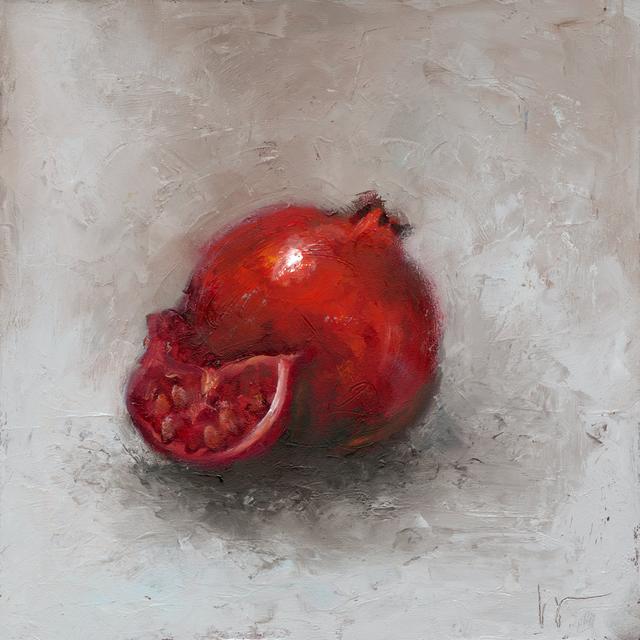 Painted Fruit I - Wrapped Canvas Art Prints August Grove Size: 76cm H x 76cm W x 3.8cm D on Productcaster.