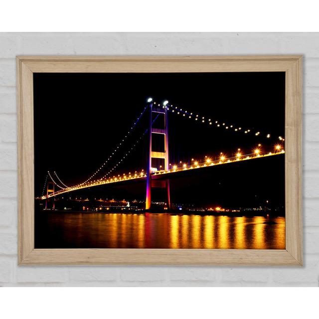 San Francisco Bridge Reflections - Print Brayden Studio Size: 84.1cm H x 118.9cm W x 1.5cm D on Productcaster.