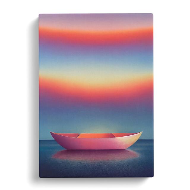 XC1022-1861X Dreamy Boat - Wrapped Canvas Graphic Art Breakwater Bay Size: 60cm H x 40cm W x 3cm D on Productcaster.