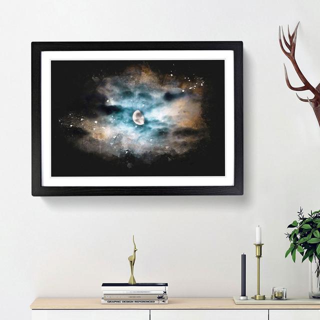 Moody Sky in Poland - Picture Frame Graphic Art Print East Urban Home Size: 62cm H x 87cm W x 2cm D, Frame Option: Black Framed on Productcaster.