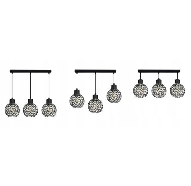 Dantzler 3 - Light Crystal Glass Kitchen Island Pendant Rosdorf Park on Productcaster.