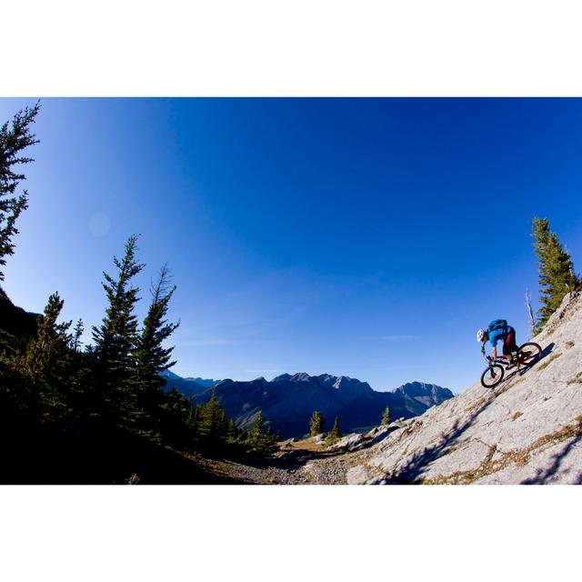 Mountain Biking by GibsonPictures - Print Alpen Home Size: 81cm H x 122cm W on Productcaster.