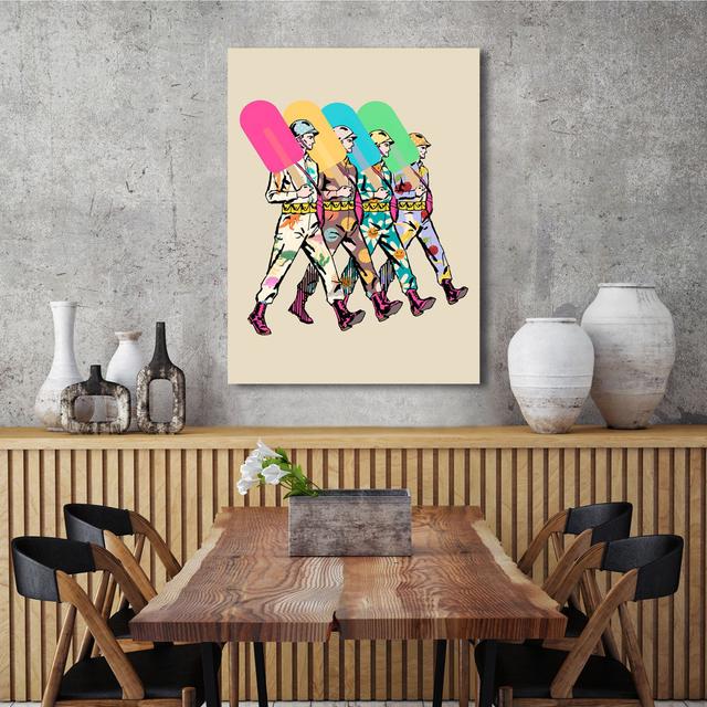 No War Army by Steven Hill - Wrapped Canvas Print Ebern Designs Size: 100cm H x 70cm W on Productcaster.