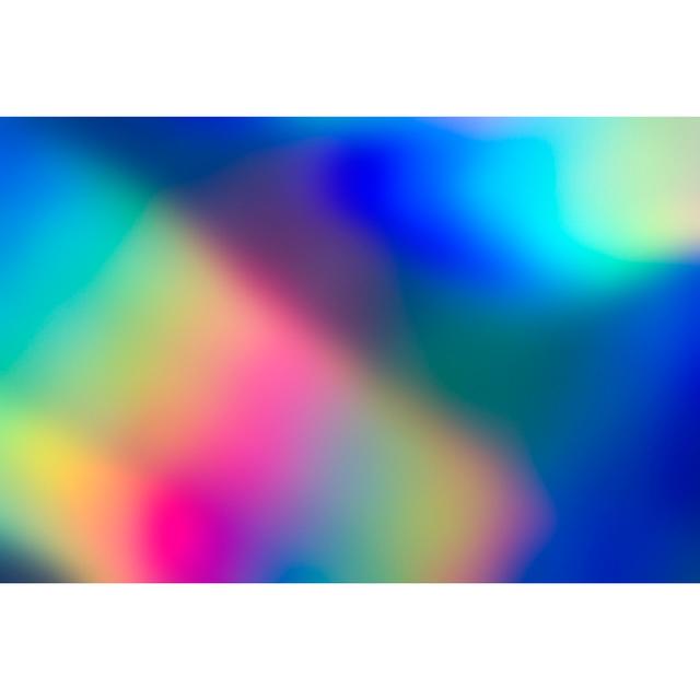 Holographic Abstract Background Ivy Bronx Size: 30cm H x 46cm W on Productcaster.