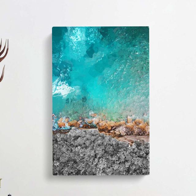 Atuh Beach in Bali Indonesia - Wrapped Canvas Graphic Art Print East Urban Home Size: 60cm H x 40cm W x 3cm D on Productcaster.