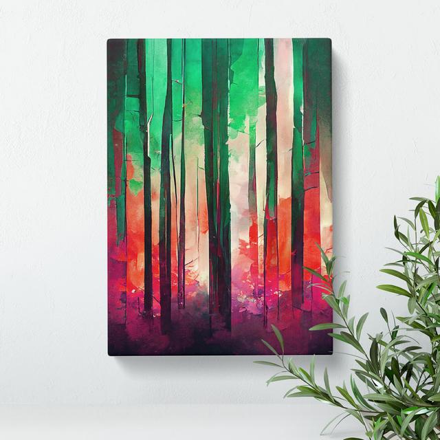 Unique Forest No.2 - Wrapped Canvas Print Alpen Home Size: 60cm H x 40cm W x 3cm D on Productcaster.