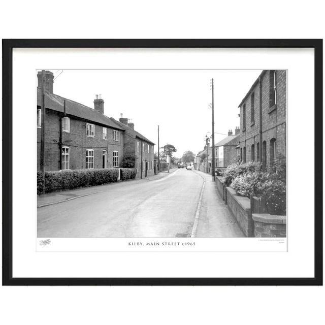 'Kilby, Main Street C1965' - Picture Frame Photograph Print on Paper The Francis Frith Collection Size: 63.3cm H x 83.5cm W x 2.3cm D on Productcaster.