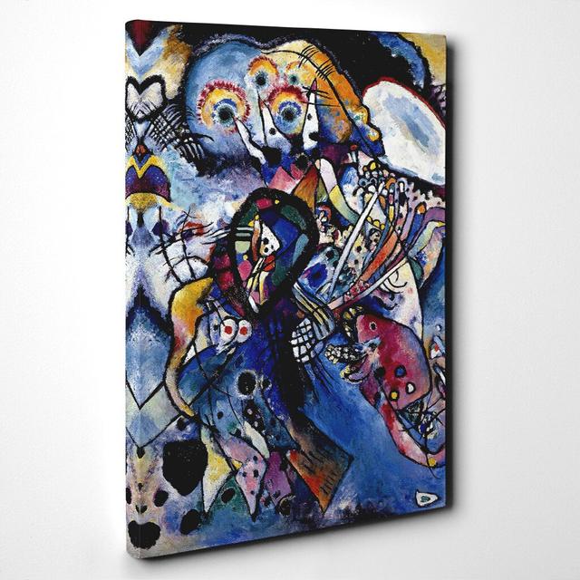 Due Ovali by Wassily Kandinsky Painting Print on Canvas East Urban Home Size: 50cm H x 35cm W on Productcaster.