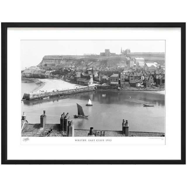 'Whitby, East Cliff 1913' by Francis Frith - Picture Frame Photograph Print on Paper The Francis Frith Collection Size: 28cm H x 36cm W x 2.3cm D on Productcaster.