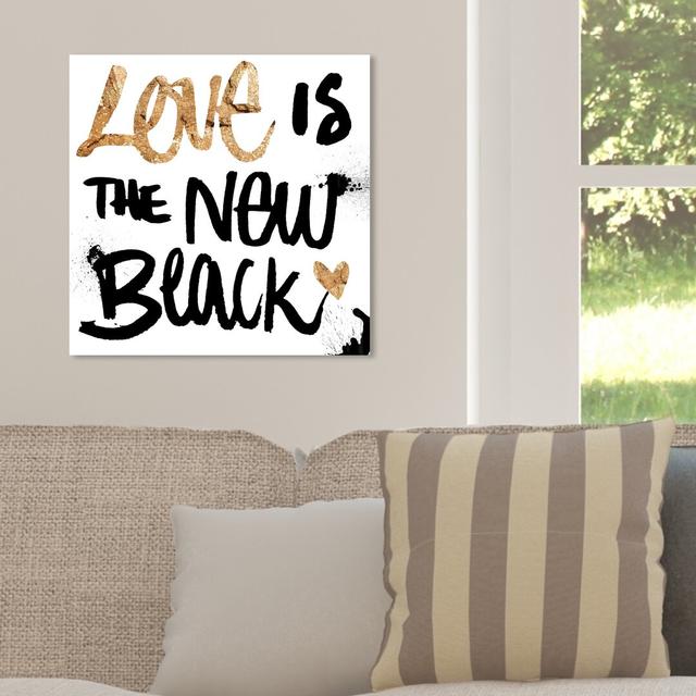 Love Is TNB White - Wrapped Canvas Print East Urban Home Size: 50.8 cm H x 50.8 cm W x 3.8 cm D on Productcaster.