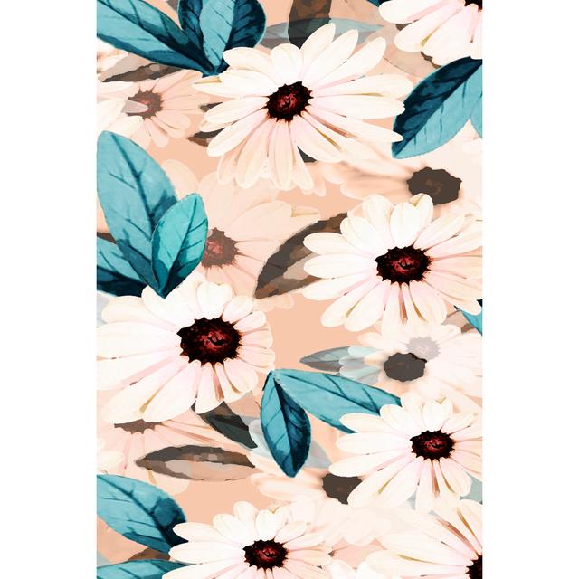 Wind Daisies I by Prunis Dulcis - Wrapped Canvas Painting Rosalind Wheeler Size: 122cm H x 81cm W x 3.8cm D on Productcaster.