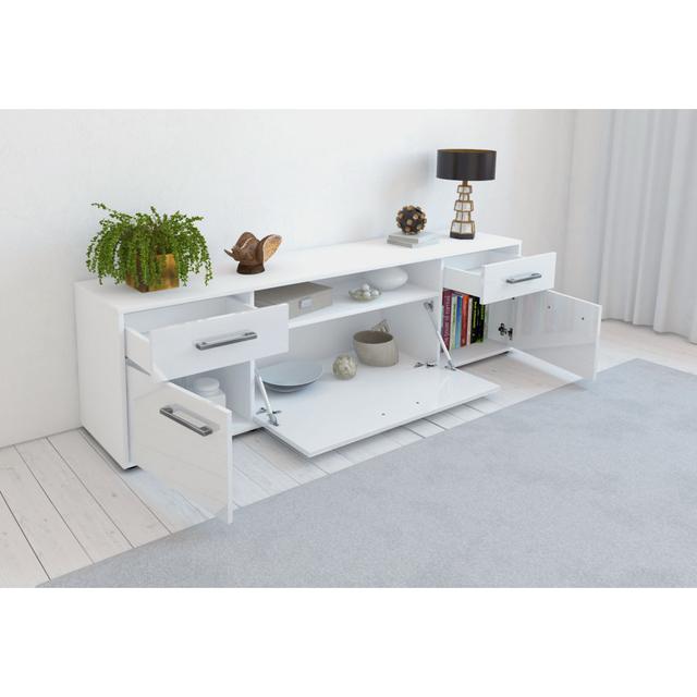 Beierlein TV Stand for TVs up to 60 Brayden Studio Colour: Green/White on Productcaster.