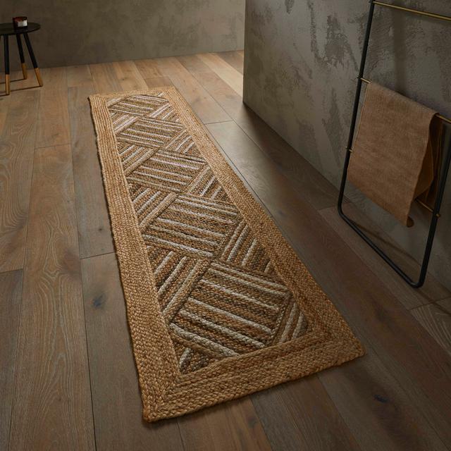 Garon Hand Braided Yellow/Brown Rug Gracie Oaks Rug Size: Runner 60 x 230cm on Productcaster.